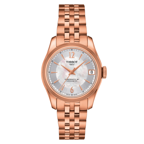 Tissot Ballade Powermatic 80 COSC 32 Rose Gold PVD / MOP / Bracelet